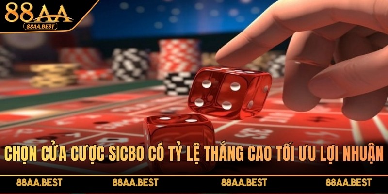 Chọn cửa cược Sicbo có tỷ lệ thắng cao giúp bạn tối ưu lợi nhuận